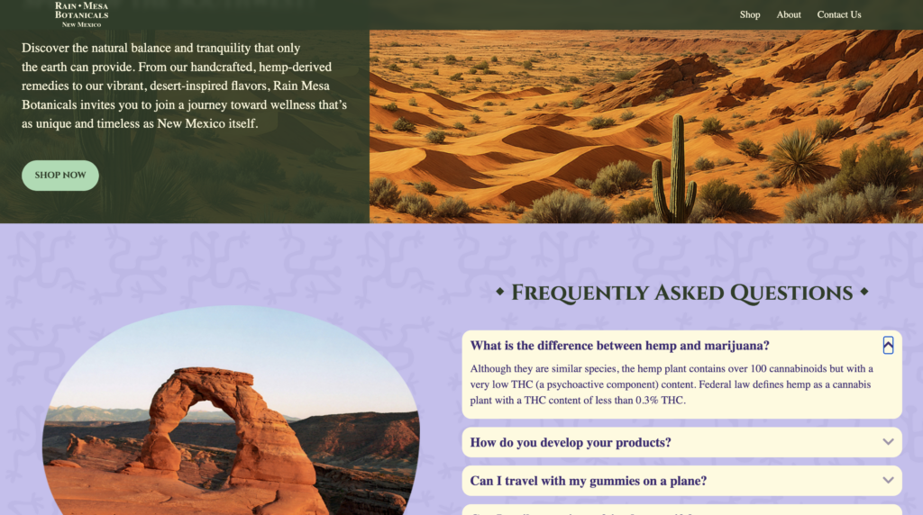 Rain Mesa Botanicals FAQ