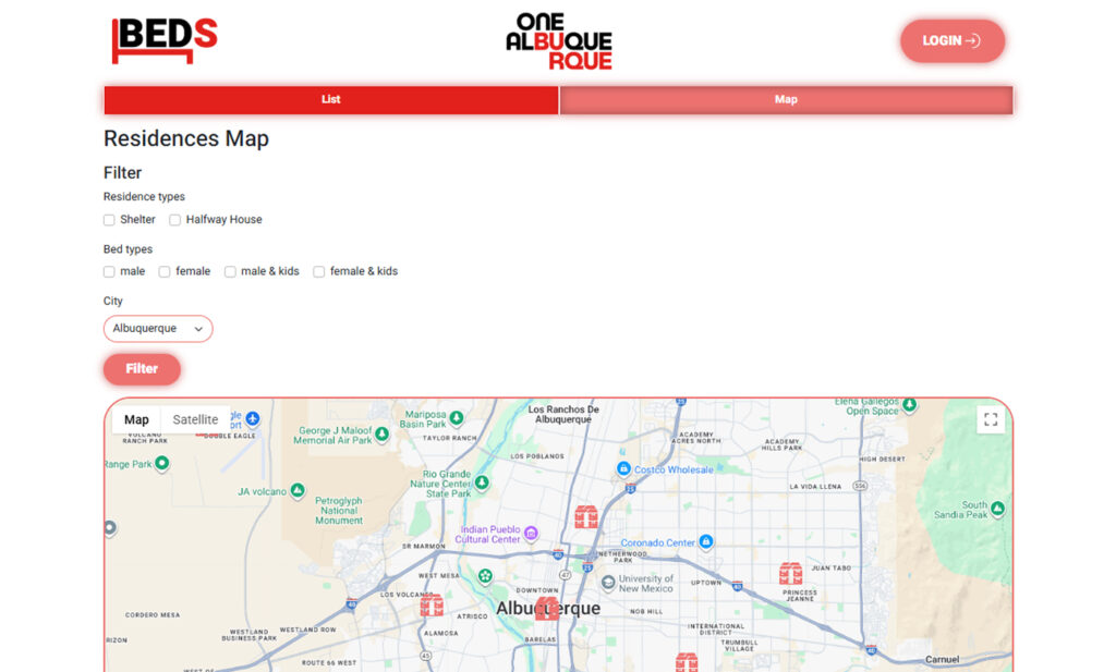BEDS Residence Map